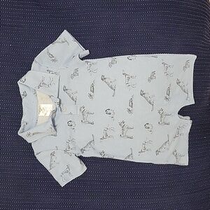 Romper in Doggie Print, Boys, 12M
